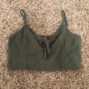 Aerie Dark Green Women's Crop Top